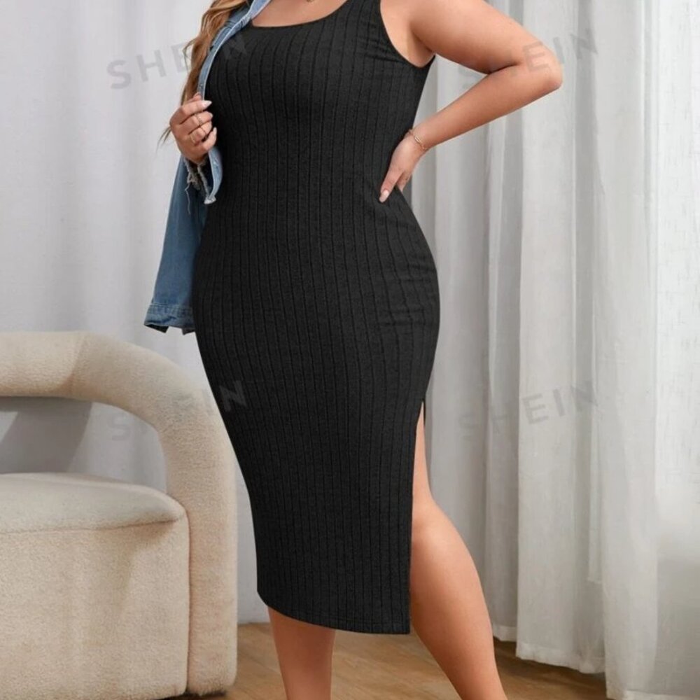 (2) Dresses Split Thigh by Shein size 2XL bundle